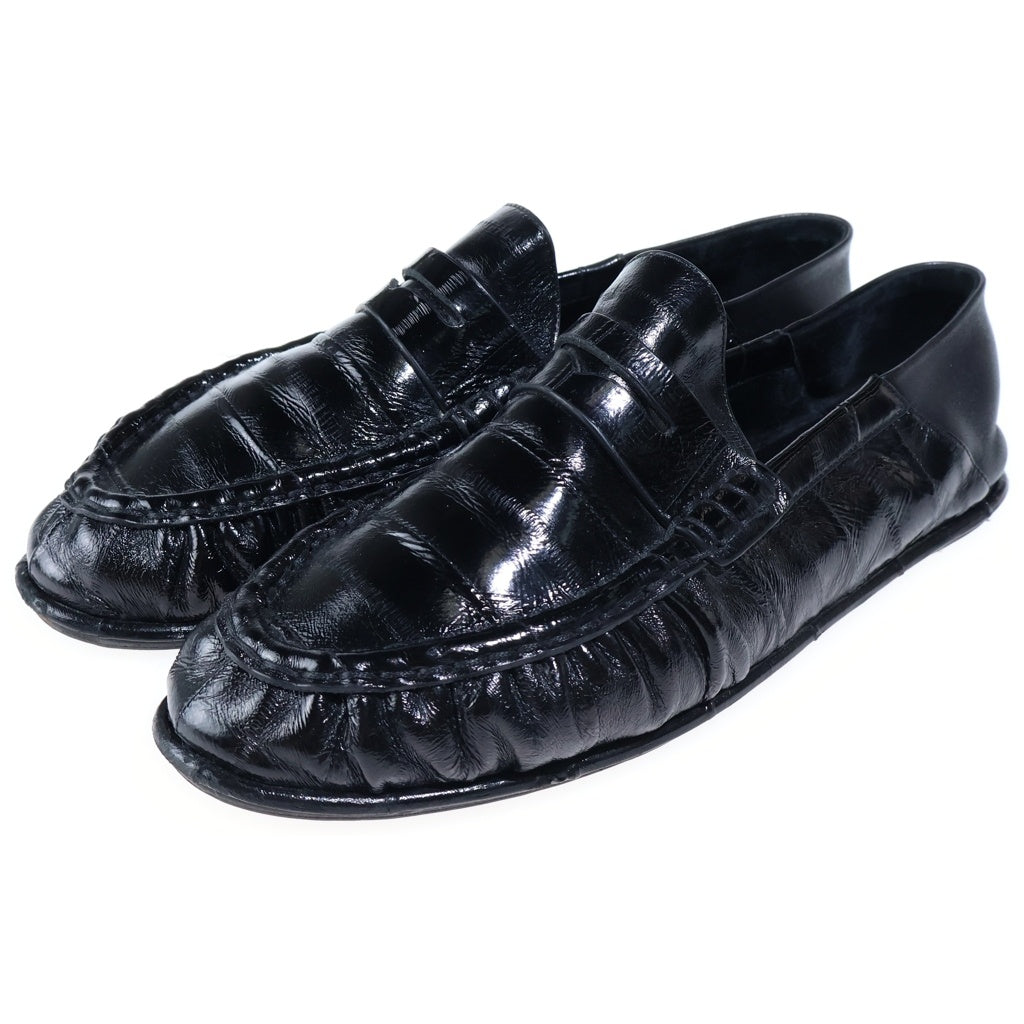 SAINT LAURENT PARIS(サンローランパリ) Le Loafer カサンドラ レザーローファー ローカットシューズ ブラック