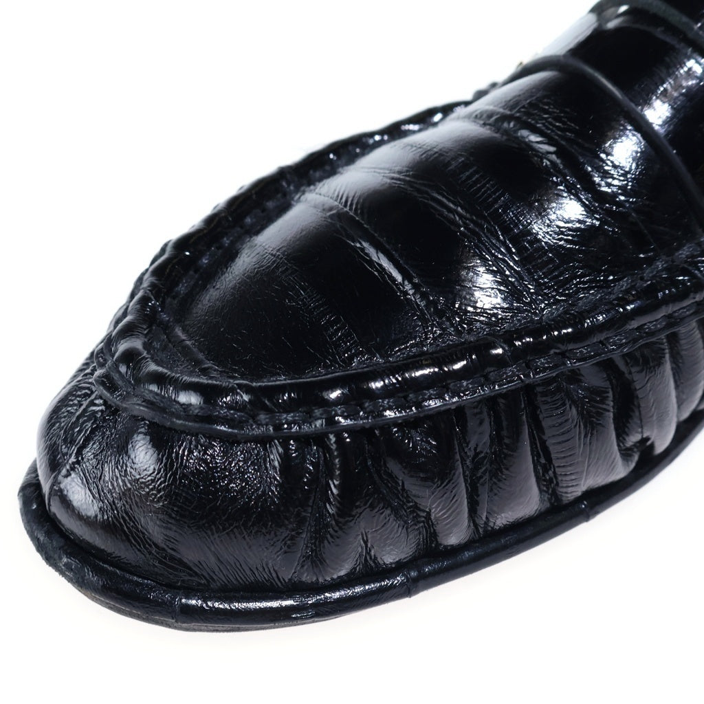 SAINT LAURENT PARIS(サンローランパリ) Le Loafer カサンドラ レザーローファー ローカットシューズ ブラック