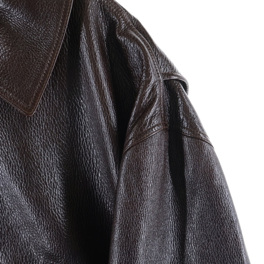 LOEWE(ロエベ) 25SS AVIATOR JACKET アビエイター ジャケット ブラウン H526Y19LAS