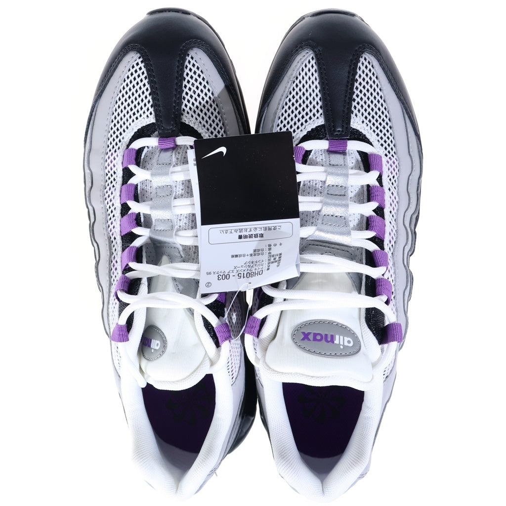 NIKE(ナイキ) Air Max 95 Next Nature ウィメンズ エアマックス95 ネクストネイチャー ローカットスニーカー パープル/グレー US11/28.0cm DH8015-003