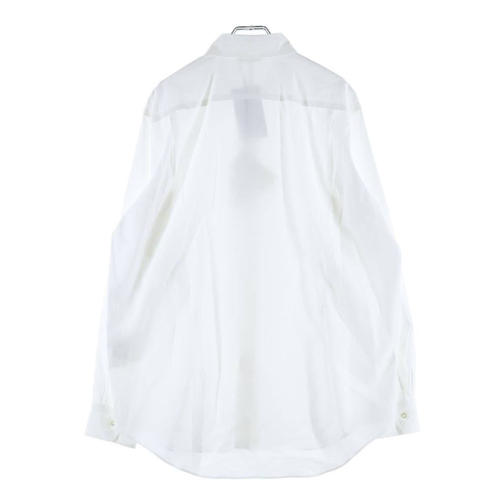 AURALEE(オーラリー) WASHED FINX TWILL SHIRT ウォッシュド フィンクス ツイル シャツ ホワイト A25SS01TN