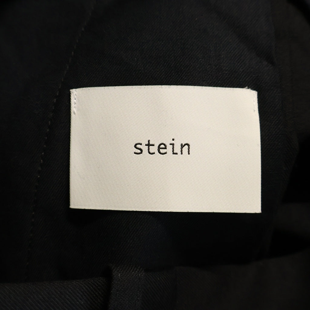 Stein(シュタイン) WIDE TAPERED TROUSERS ウールギャバジン ワイドトラウザーズ パンツ ブラック ST278-1
