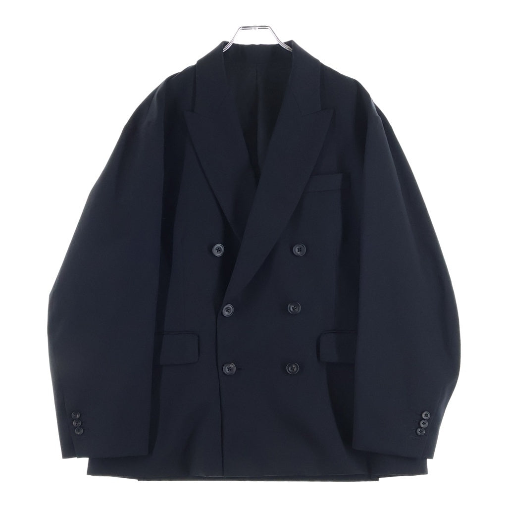 Stein(シュタイン) 21AW OVERSIZED DOUBLE BREASTED JACKETST 276-1 オーバーサイズド ダブルブレステッド ジャケット ブラック