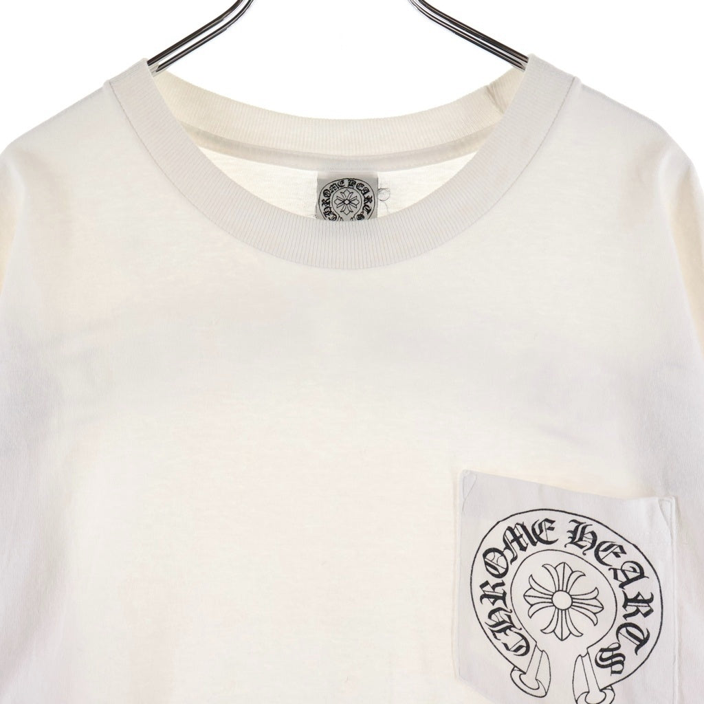CHROME HEARTS(クロムハーツ) OLD CH T-SHIRT STAR オールド バックスクロール スタープリント 半袖Tシャツ ホワイト