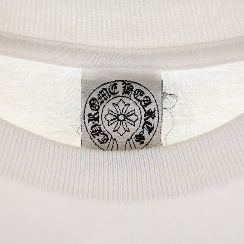 CHROME HEARTS(クロムハーツ) OLD CH T-SHIRT STAR オールド バックスクロール スタープリント 半袖Tシャツ ホワイト
