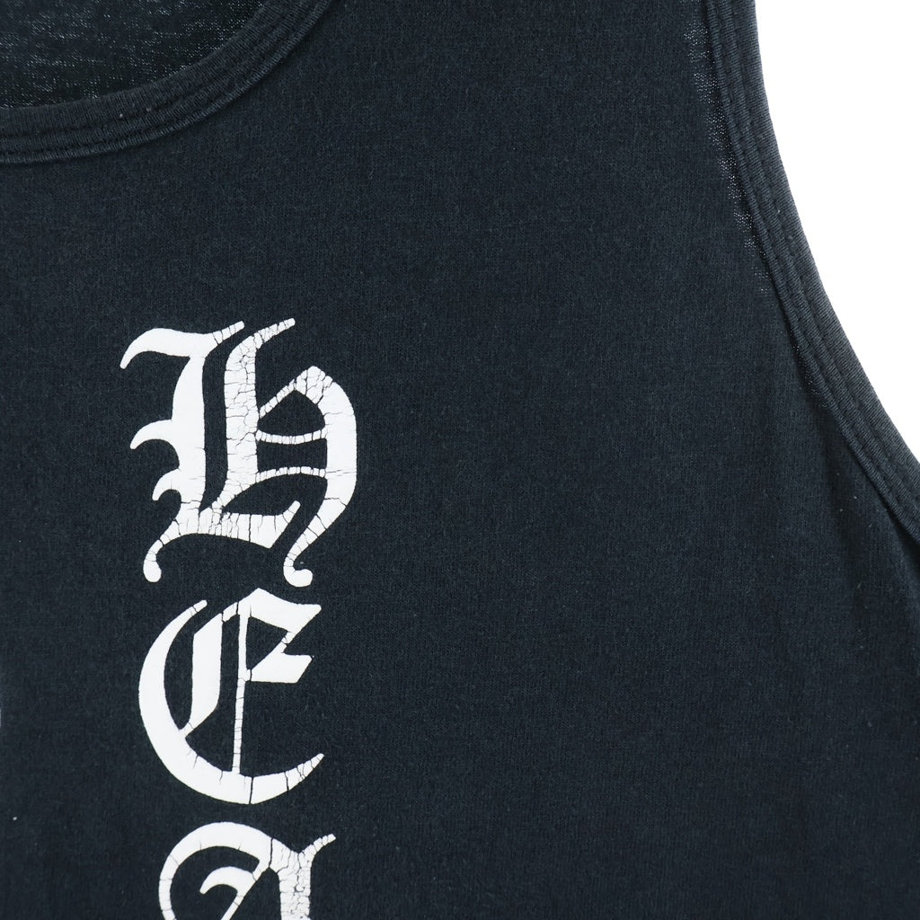 CHROME HEARTS(クロムハーツ) OLD TANK TOP FUCK YOU オールド プリント タンクトップ ノースリーブシャツ ネイビー
