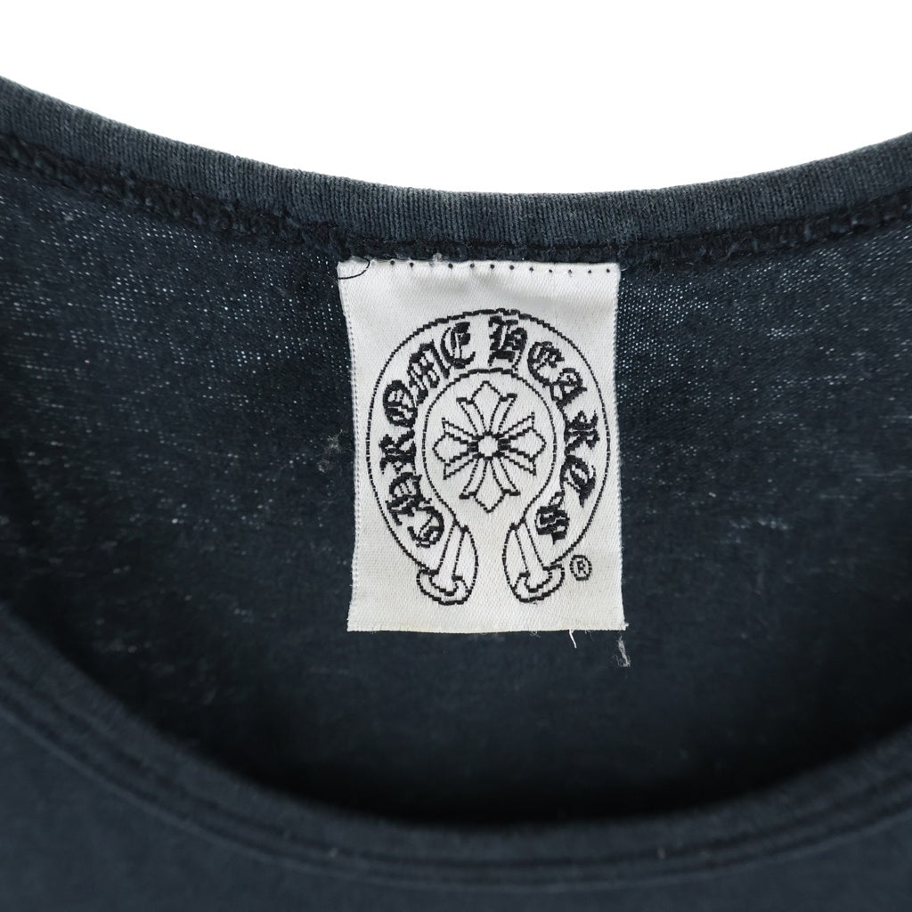CHROME HEARTS(クロムハーツ) OLD TANK TOP FUCK YOU オールド プリント タンクトップ ノースリーブシャツ ネイビー
