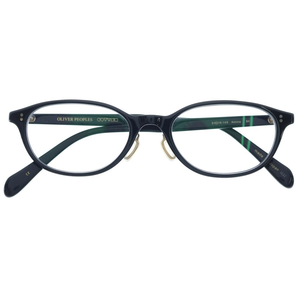 OLIVER PEOPLES(オリバーピープルズ) ANNINA アニナ オーバルスクエア 眼鏡 アイウェア ブラック