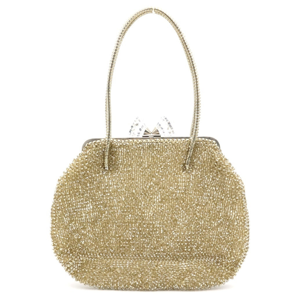 ANTEPRIMA(アンテプリマ) Tote Bag クリスタル がま口トートバッグ ハンドバッグ ゴールド レディース