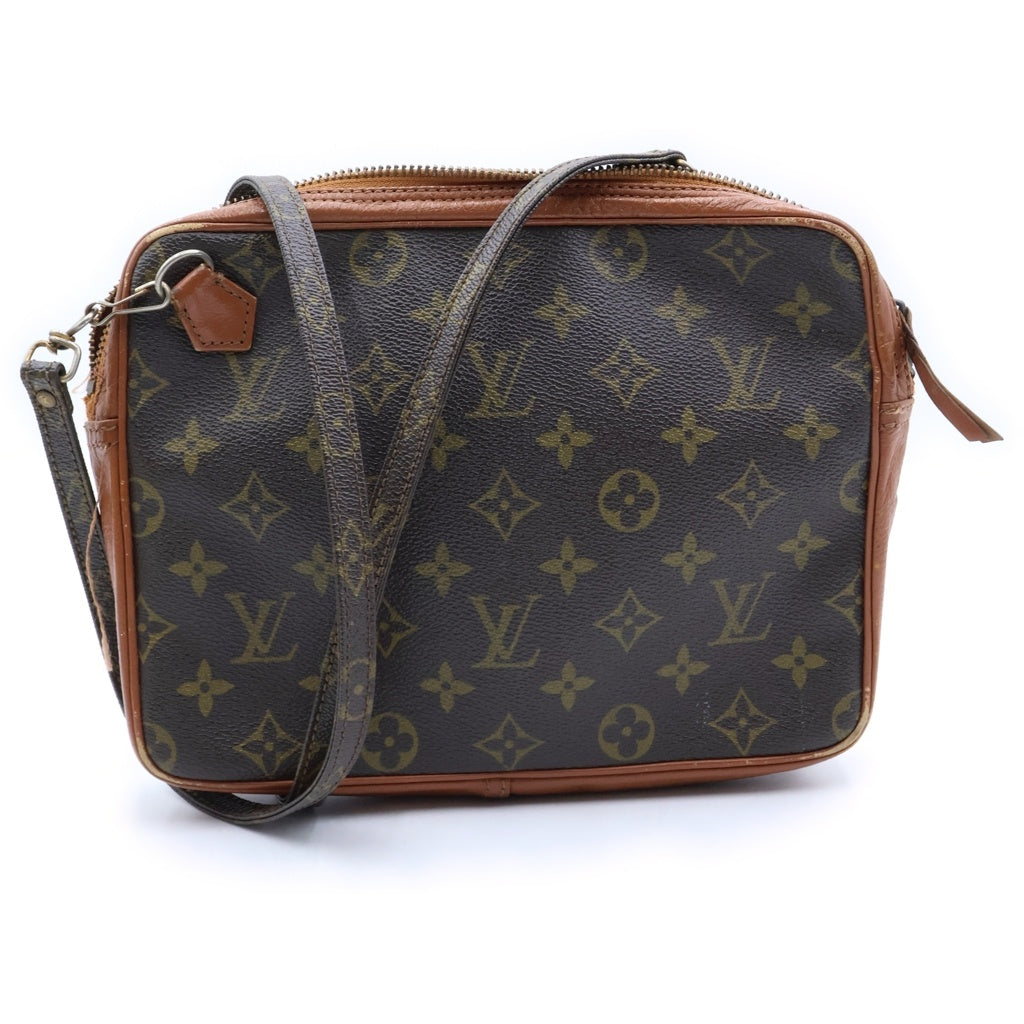 LOUIS VUITTON(ルイヴィトン) サックスポ 旧型 モノグラムショルダーバッグ ブラウン レディース