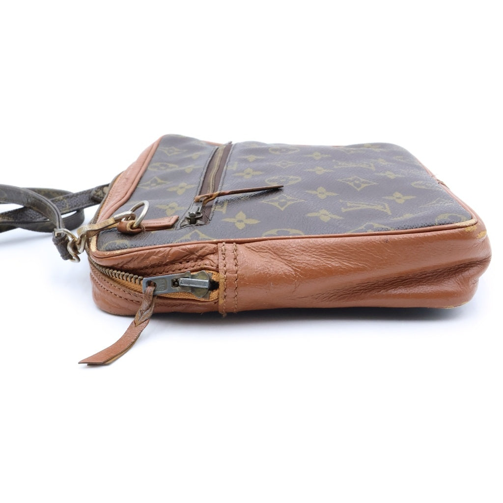 LOUIS VUITTON(ルイヴィトン) サックスポ 旧型 モノグラムショルダーバッグ ブラウン レディース