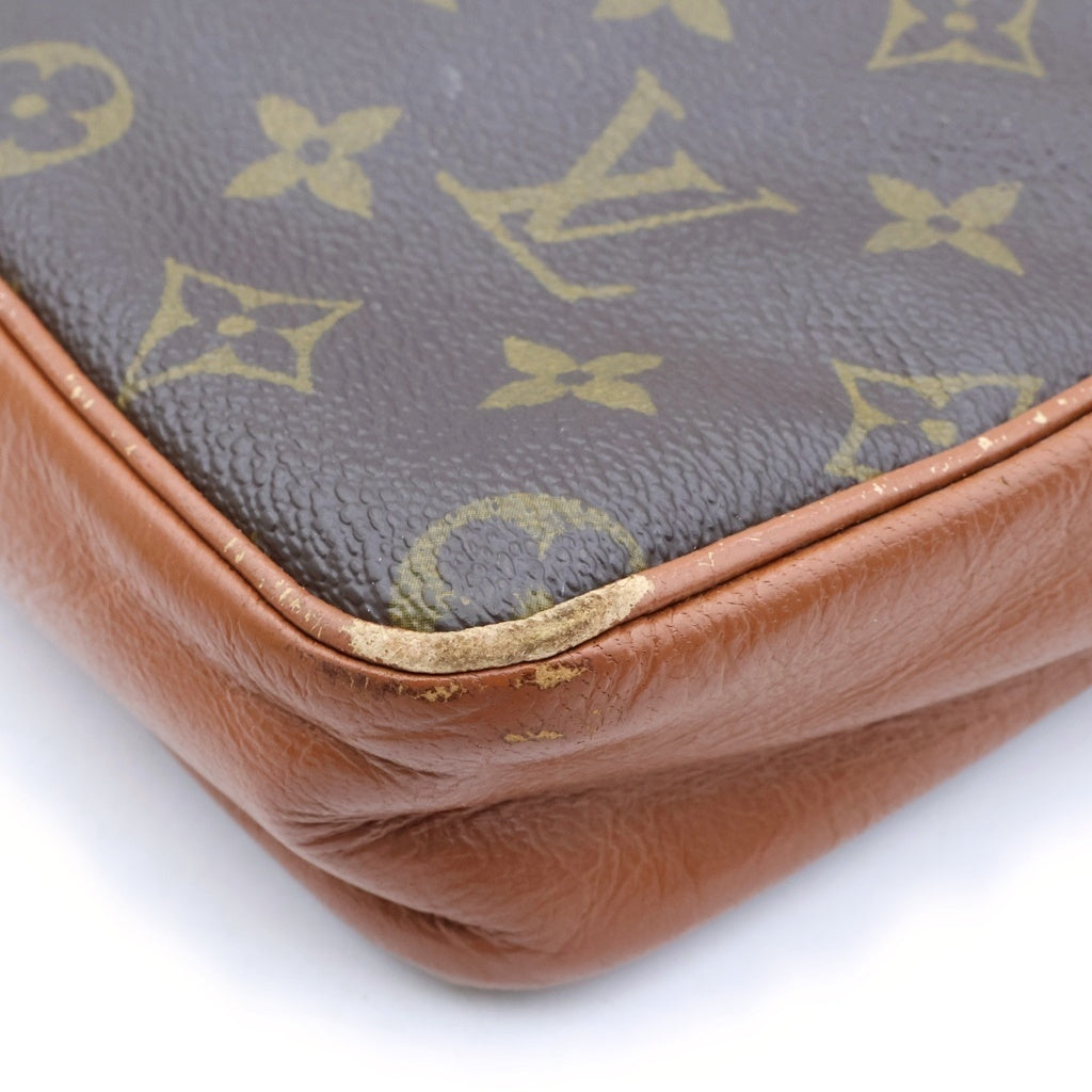 LOUIS VUITTON(ルイヴィトン) サックスポ 旧型 モノグラムショルダーバッグ ブラウン レディース