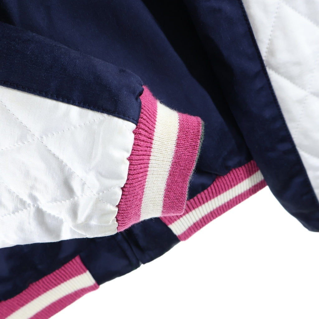 HUMAN MADE(ヒューマンメイド) 22SS ×VERDY VICK YOKOSUKA JACKET ヴェルディ ヨコスカ リバーシブル スーベニアジャケット スカジャン ブルゾン ネイビー/グリーン