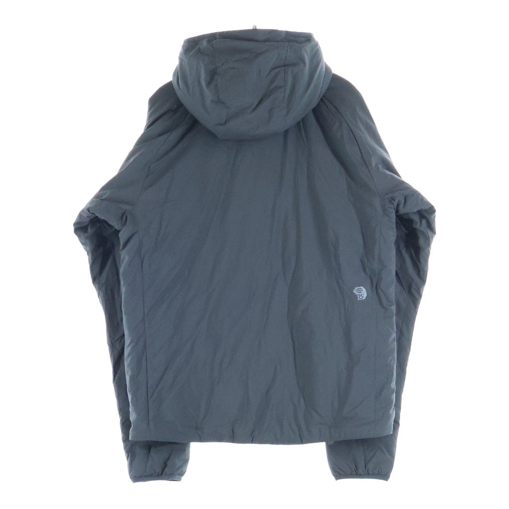 NO BRAND(ノーブランド) MOUNTAIN HARDWEAR マウンテンハードウェア ロゴプリント ジップアップ フーデット コアストラータジャケット グレー 220 OM7796