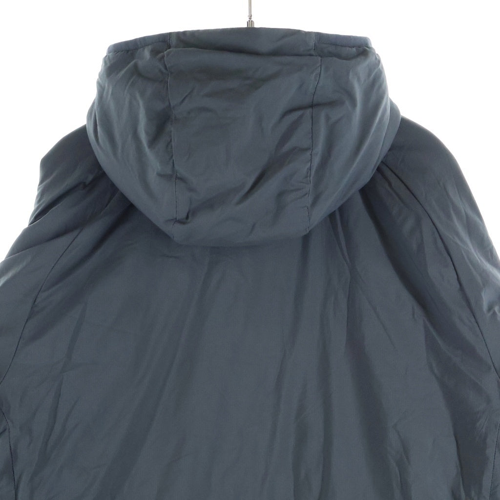 NO BRAND(ノーブランド) MOUNTAIN HARDWEAR マウンテンハードウェア ロゴプリント ジップアップ フーデット コアストラータジャケット グレー 220 OM7796