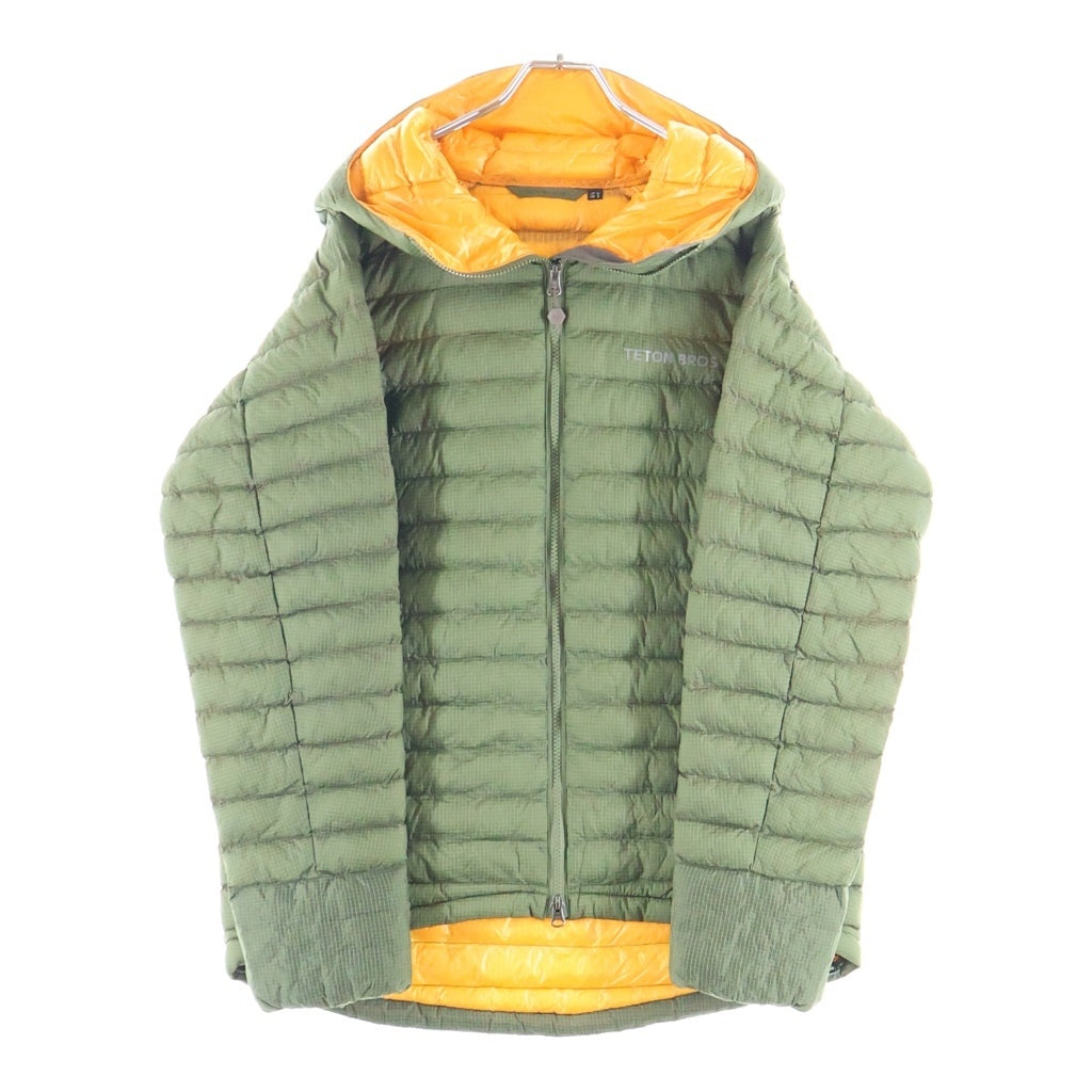NO BRAND(ノーブランド) TETON BROS. HPPE OVER HOODY ティートンブロス ハイプ オーバー ジップアップ フーデット ナイロン ジャケット カーキ TB253-78M
