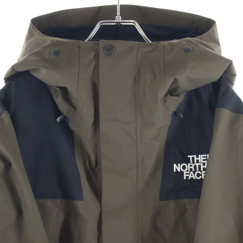 THE NORTH FACE(ザノースフェイス) GORE-TEX MOUNTAIN JACKET ゴアテックス ロゴエンブロイダリー ナイロン ジップアップ マウンテンジャケット ブラウン NP61800