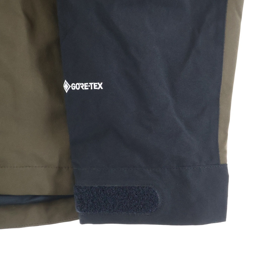 THE NORTH FACE(ザノースフェイス) GORE-TEX MOUNTAIN JACKET ゴアテックス ロゴエンブロイダリー ナイロン ジップアップ マウンテンジャケット ブラウン NP61800