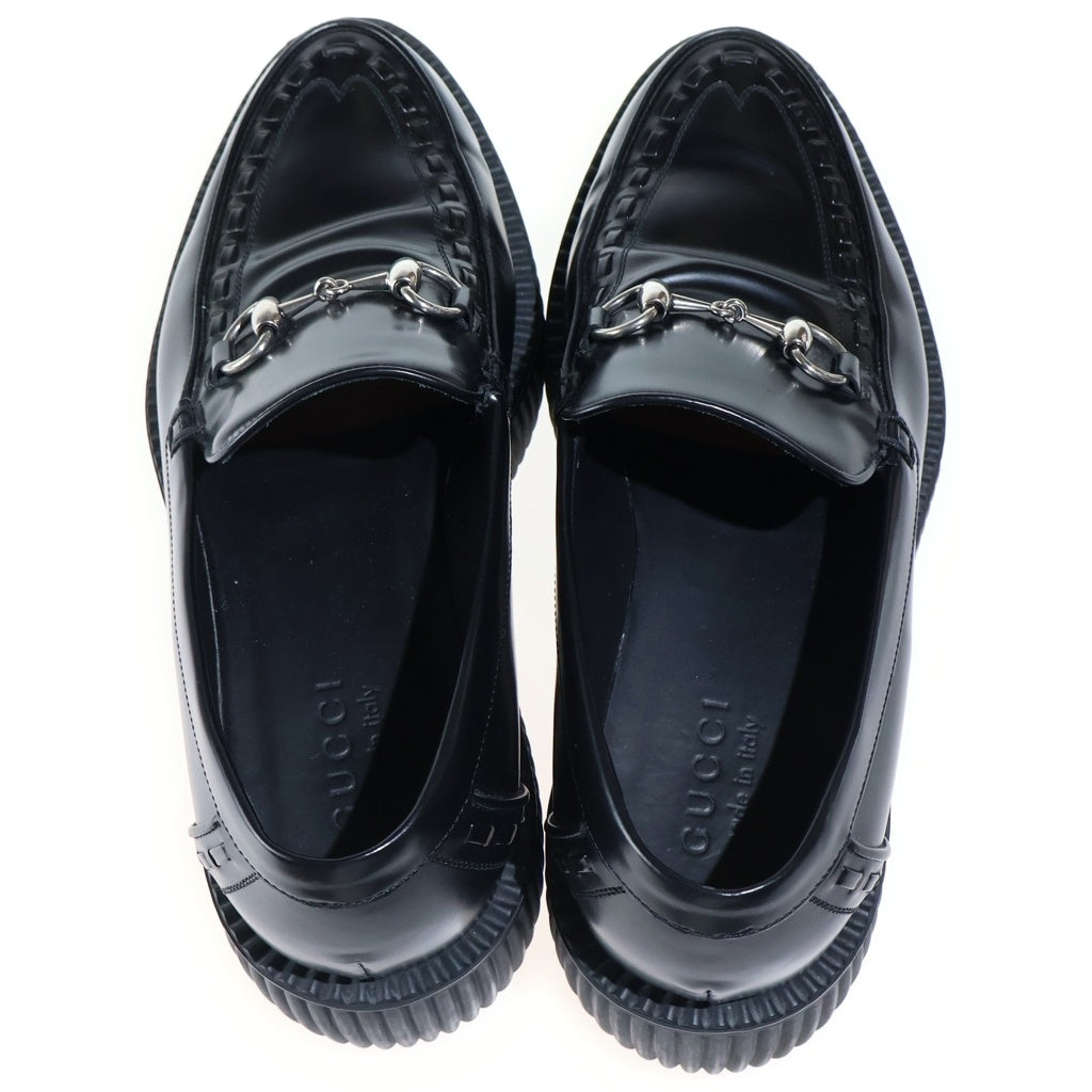 GUCCI(グッチ) Horsebit Creeper Loafer ホースビット クリーパーローファー ローカットシューズ ブラック 797095
