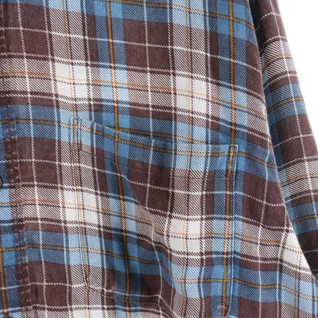 STUSSY(ステューシー) 26SS Matthew Plaid Shirt 長袖チェックシャツ ネルシャツ ブラウン
