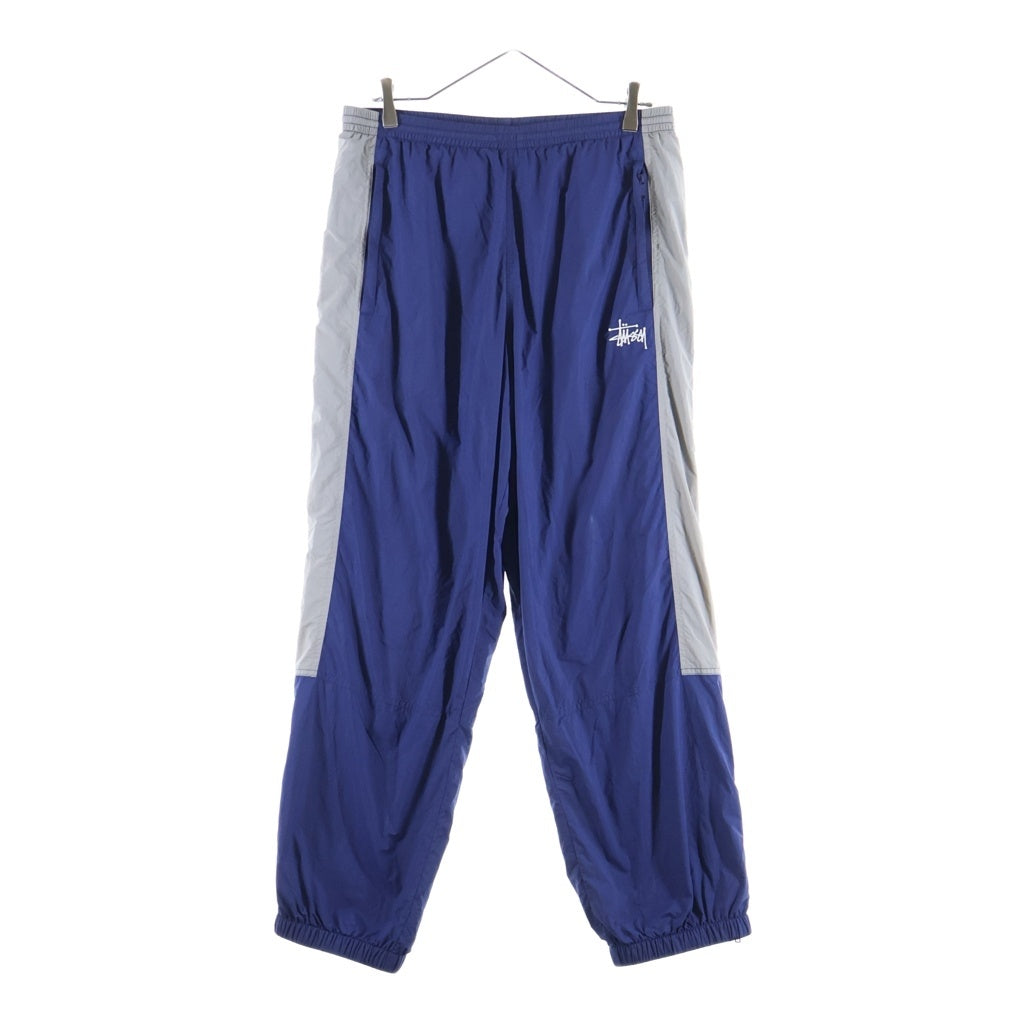 STUSSY(ステューシー) 26SS Nylon Track Pant ロゴ刺繍 ナイロントラックパンツ ネイビー