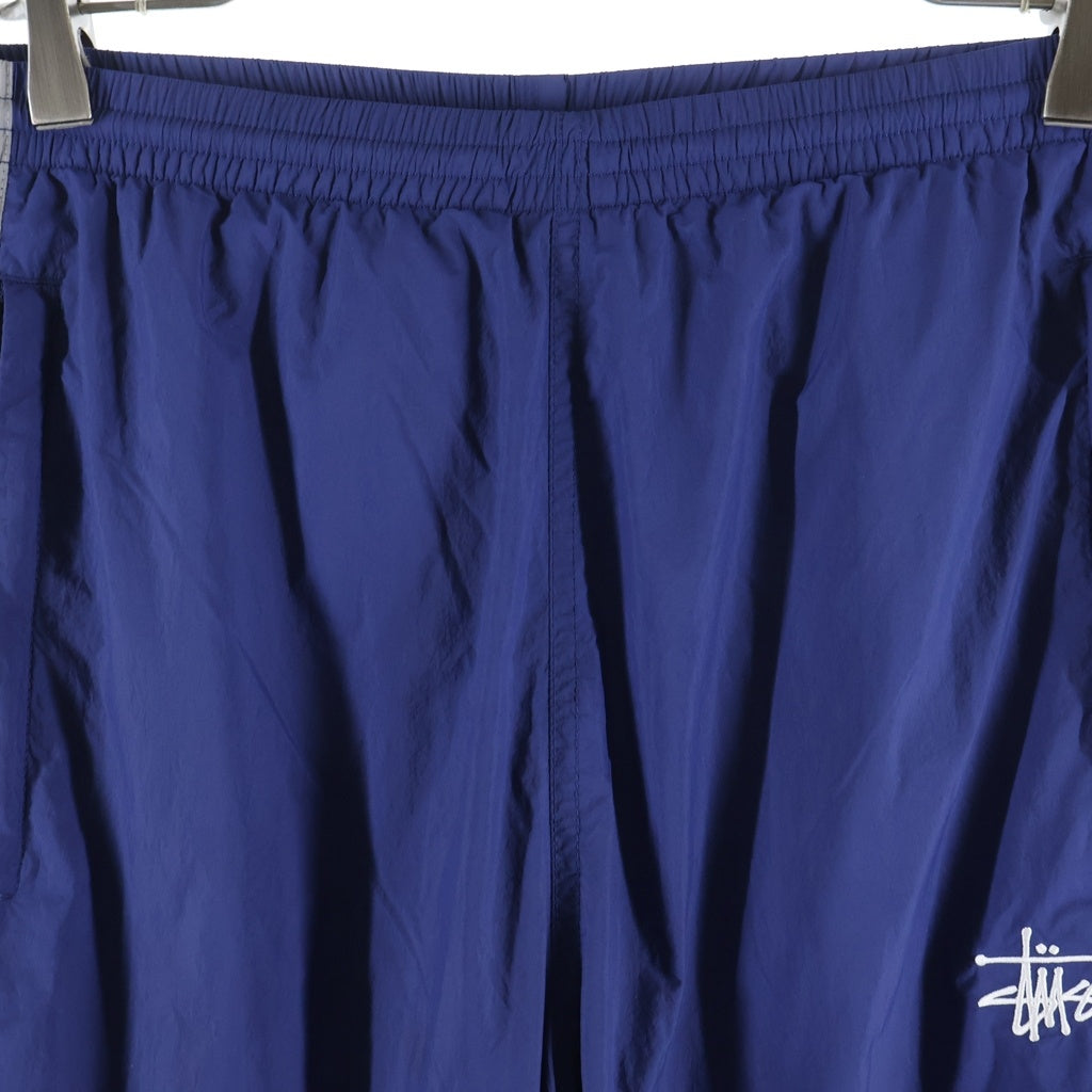 STUSSY(ステューシー) 26SS Nylon Track Pant ロゴ刺繍 ナイロントラックパンツ ネイビー