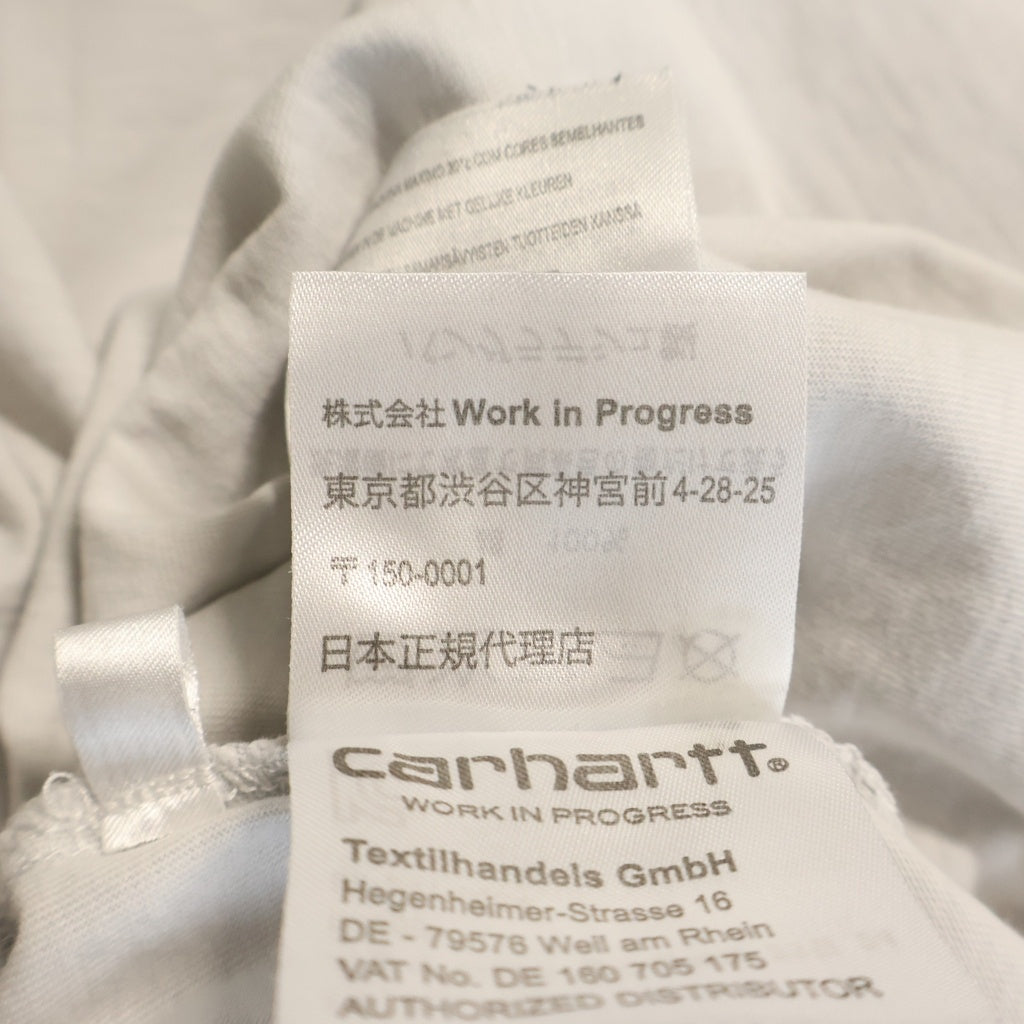 CARHARTT(カーハート) ×MIYAGI HIDETAKA S/S POCKET T-SHIRT ミヤギヒデタカ バンダナポケット 半袖Tシャツ ホワイト I022091