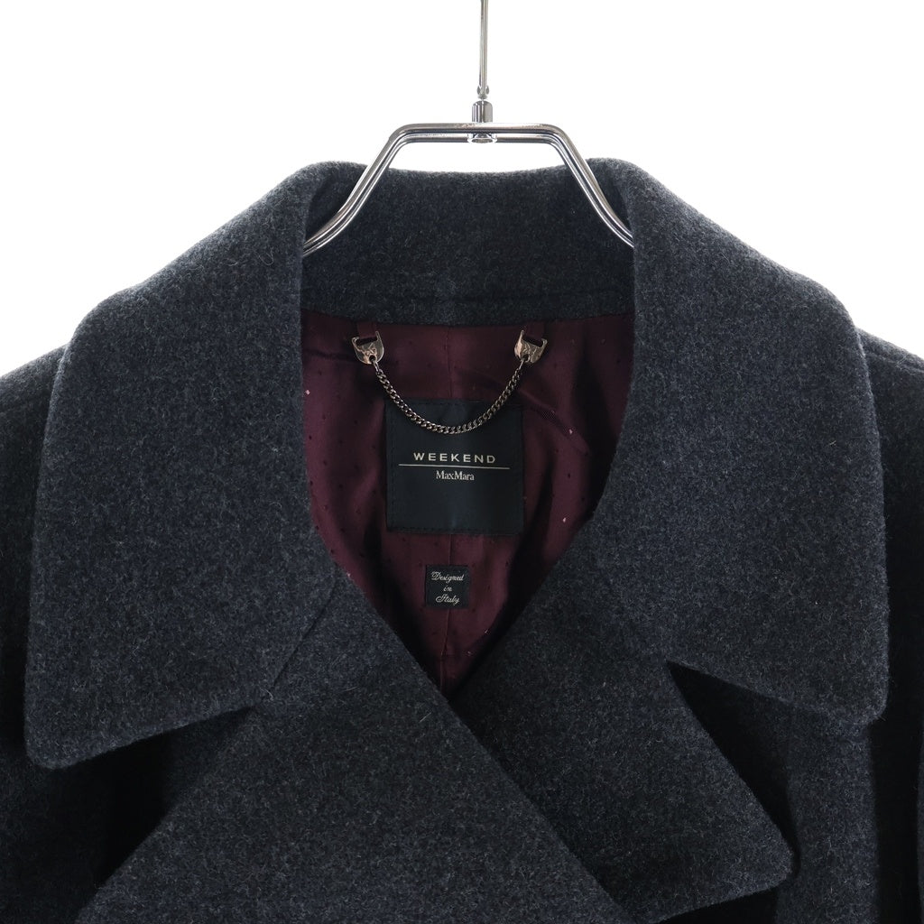 Max Mara(マックスマーラ) ウイークエンド バージンウール ロングコート グレー レディース