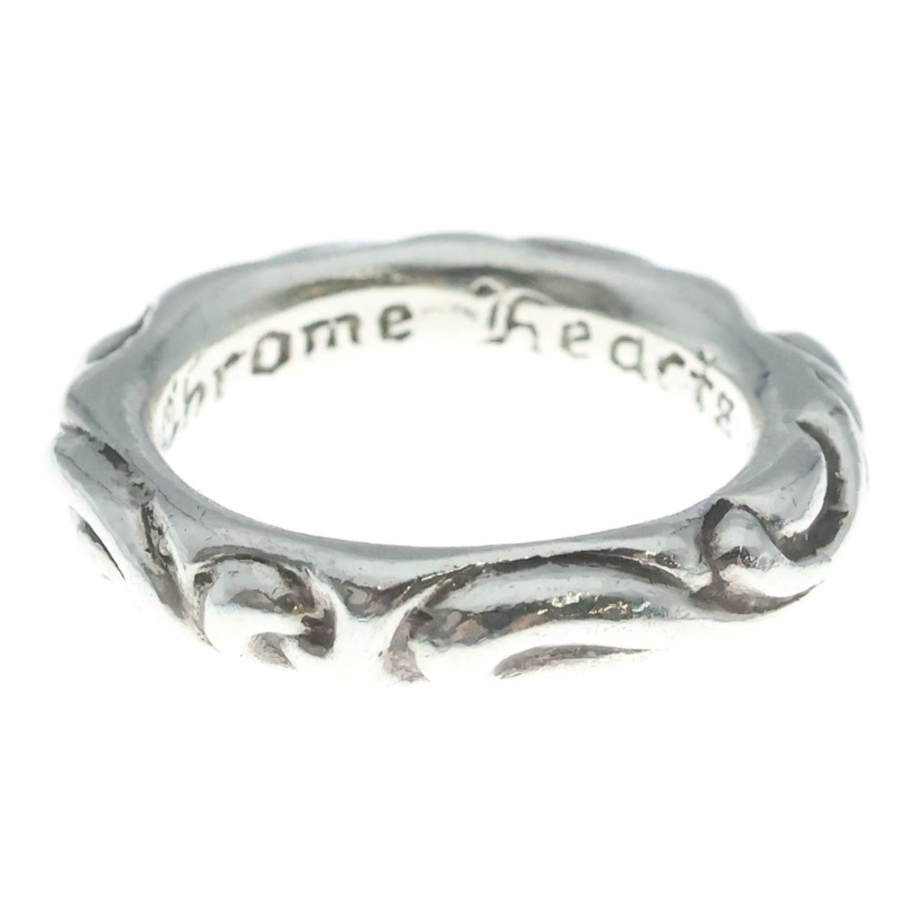 CHROME HEARTS(クロムハーツ) SCRL BAND スクロールバンド リング シルバー BCA351