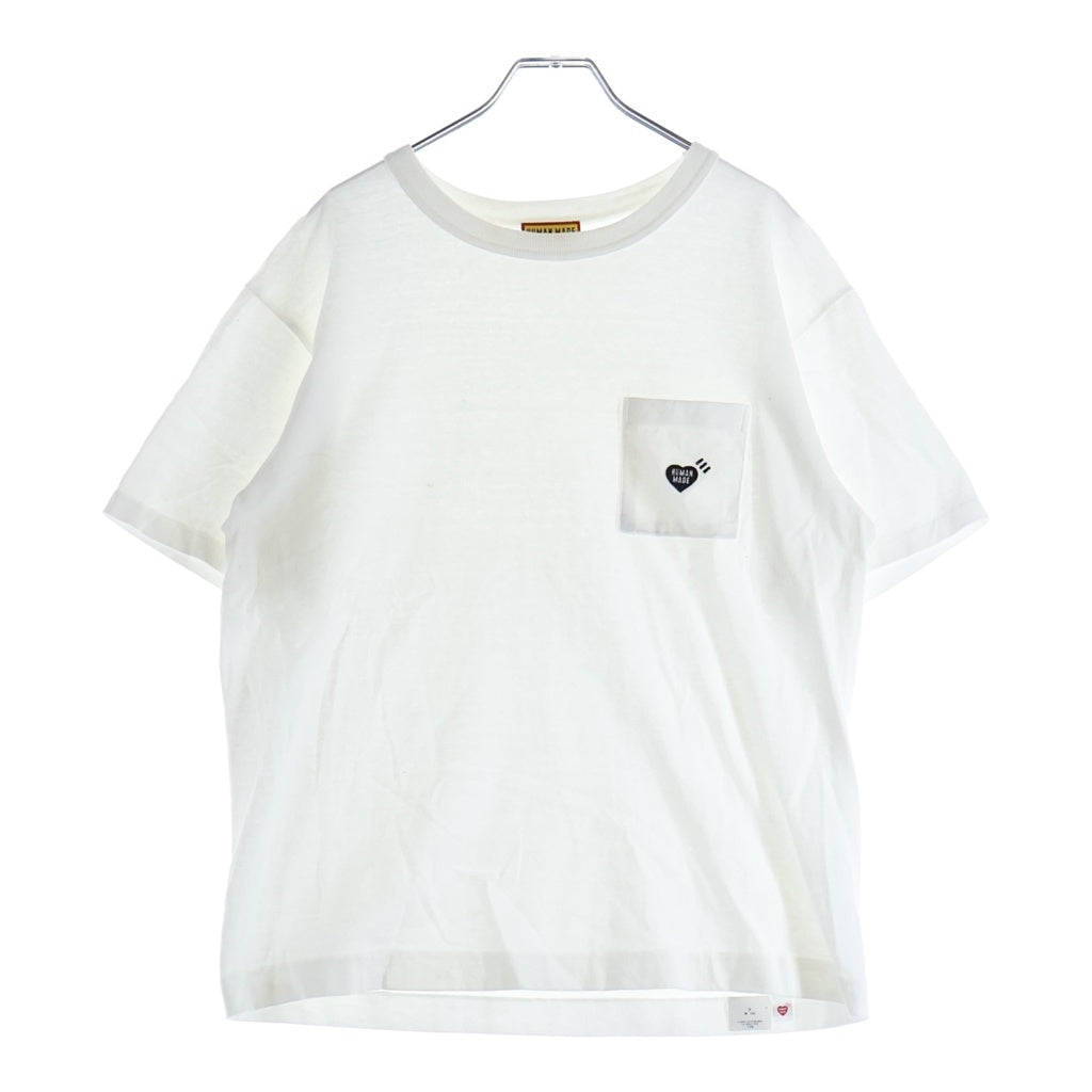 HUMAN MADE(ヒューマンメイド) Heart Pocket T-Shirt ハートポケット 半袖Tシャツ ホワイト