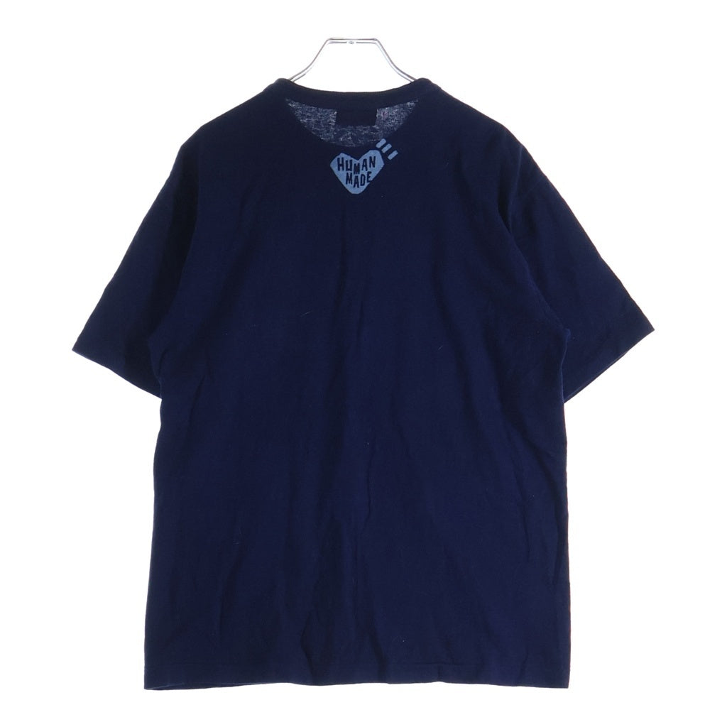 HUMAN MADE(ヒューマンメイド) Indigo Dye T-Shirt 半袖Tシャツ ネイビー