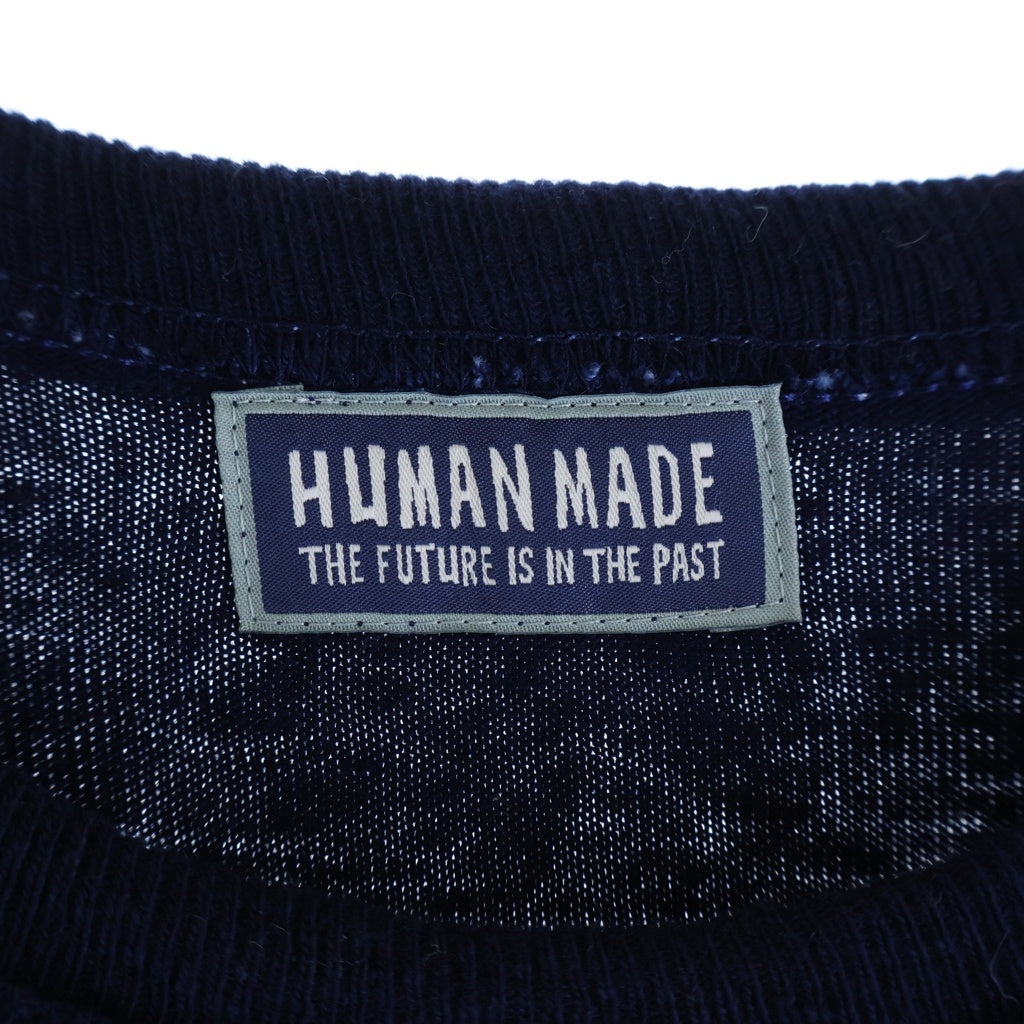 HUMAN MADE(ヒューマンメイド) Indigo Dye T-Shirt 半袖Tシャツ ネイビー