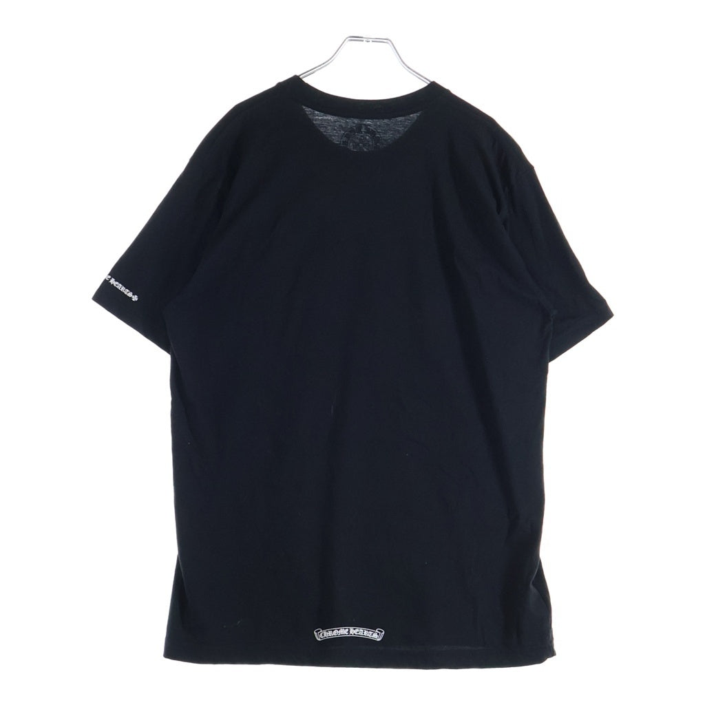 CHROME HEARTS(クロムハーツ) CH T-SHIRT ネックロゴ 半袖Tシャツ ブラック