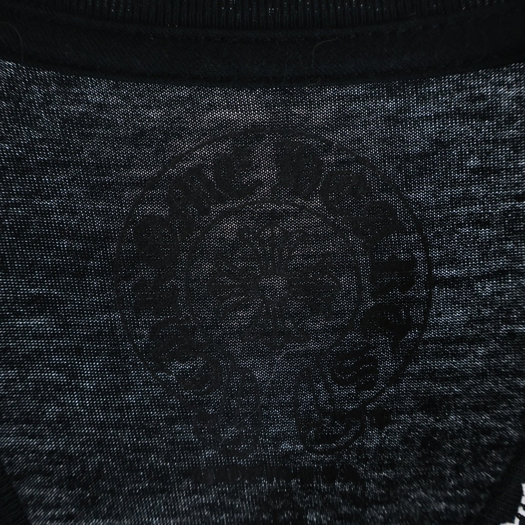 CHROME HEARTS(クロムハーツ) CH T-SHIRT ネックロゴ 半袖Tシャツ ブラック
