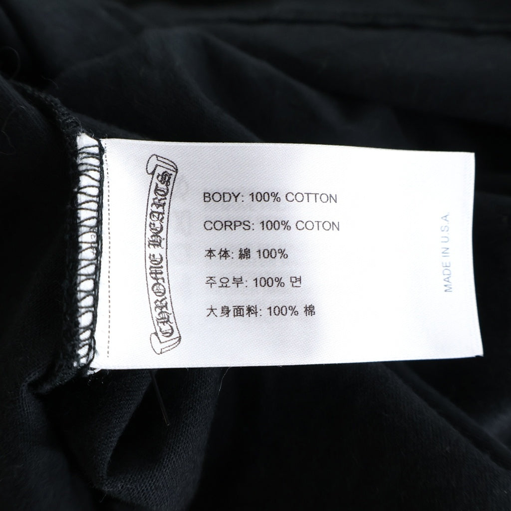 CHROME HEARTS(クロムハーツ) CH T-SHIRT ネックロゴ 半袖Tシャツ ブラック