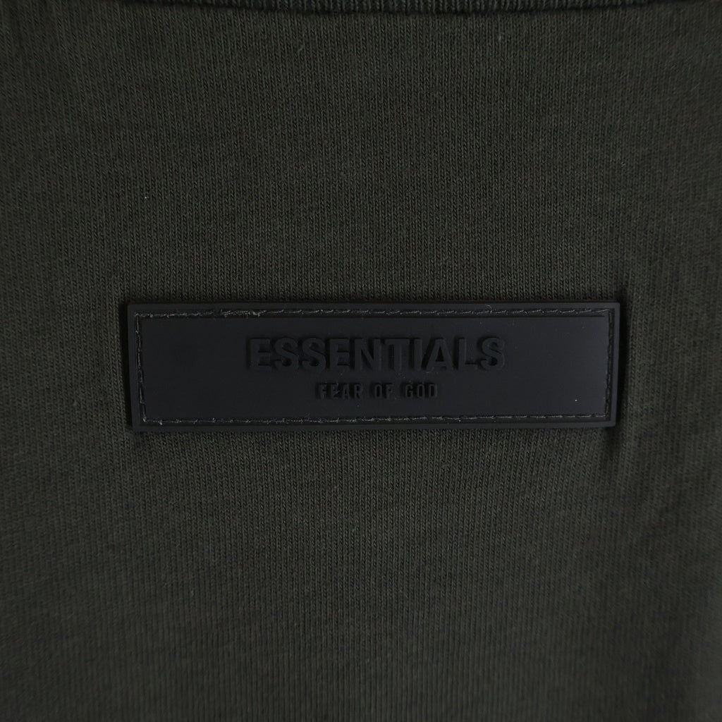 FEAR OF GOD ESSENTIALS(フィアオブゴッド エッセンシャルズ) L/S T-SHIRT バックリフレクターロゴ 長袖Tシャツ ロンT グレー