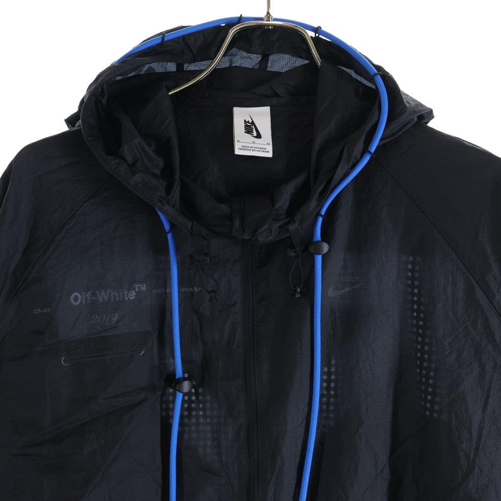 OFF-WHITE(オフホワイト) 20SS ×NIKE NRG REFLECTIVE Nylon Jacket ナイロンジャケット ブラック レディース BV8039-010