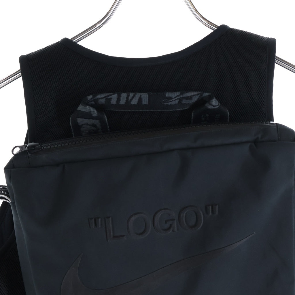 OFF-WHITE(オフホワイト) ×NIKE Utility Removable Backpack Vest バックパック付き ベスト ブラック レディース BV8054-010