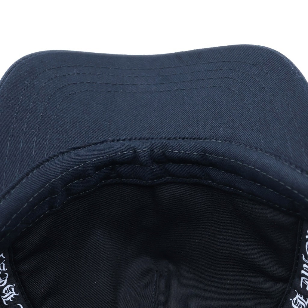 CHROME HEARTS(クロムハーツ) TRUCKER CAP 3セメタリー レザークロスパッチ メッシュトラッカーキャップ 帽子 ブラック/ホワイト