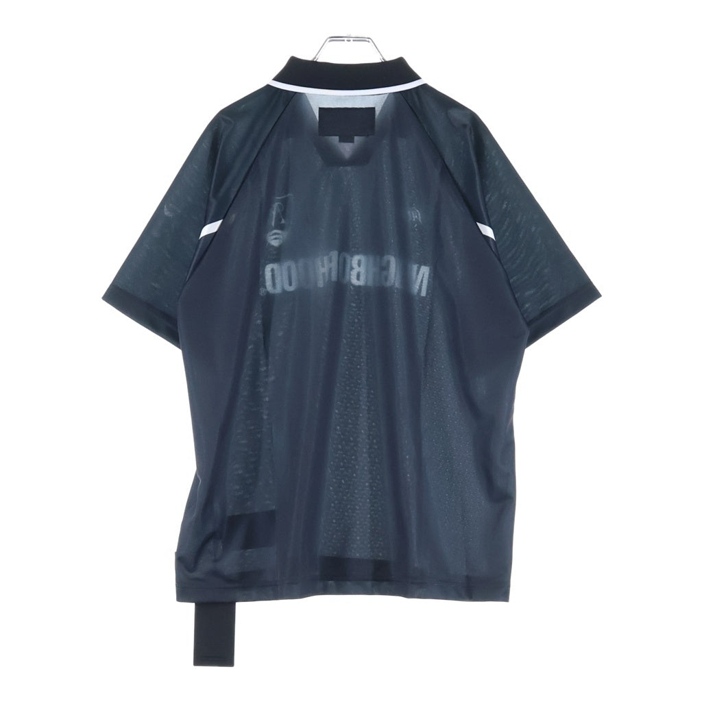 NEIGHBORHOOD(ネイバーフッド) 26SS GAME SHIRT SS ゲームシャツ サッカーシャツ 半袖Tシャツ ブラック 261FPNH-CSM14