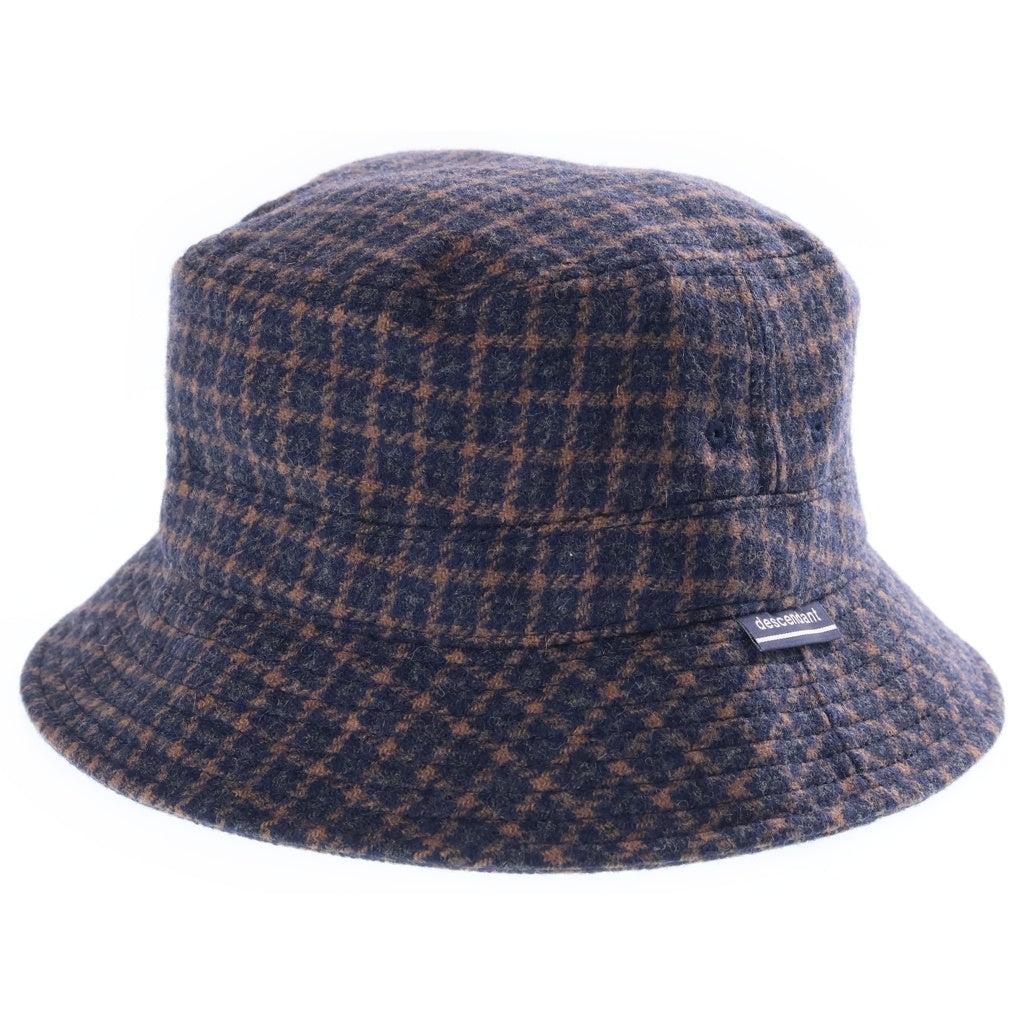 DESCENDANT(ディセンダント) 26AW HORIZON BUCKET HAT アルパカ混ウールバケットハット 帽子 ネイビー 262EMDS-HT01
