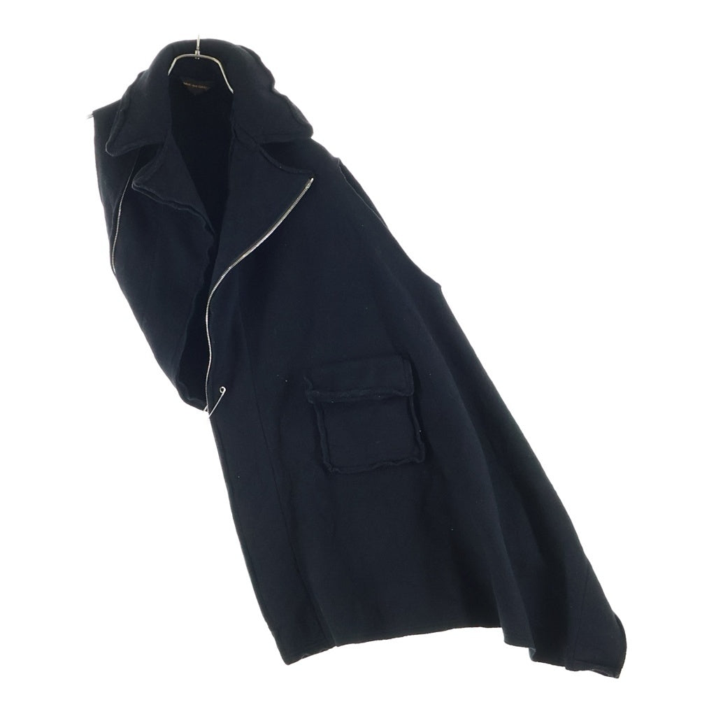 COMME des GARCONS(コムデギャルソン) 01AW アシンメトリー ウールニットトップス ブラック レディース GG-J005