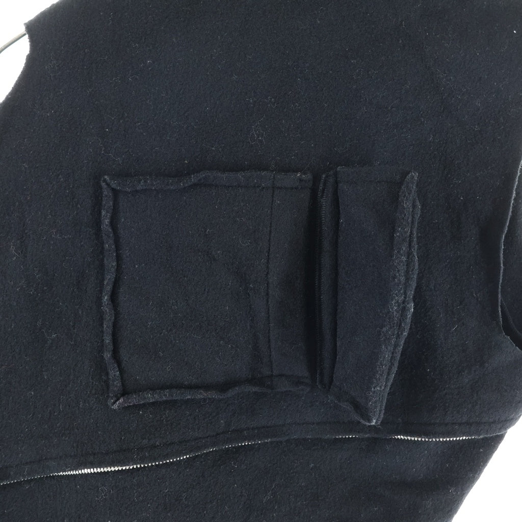 COMME des GARCONS(コムデギャルソン) 01AW アシンメトリー ウールニットトップス ブラック レディース GG-J005
