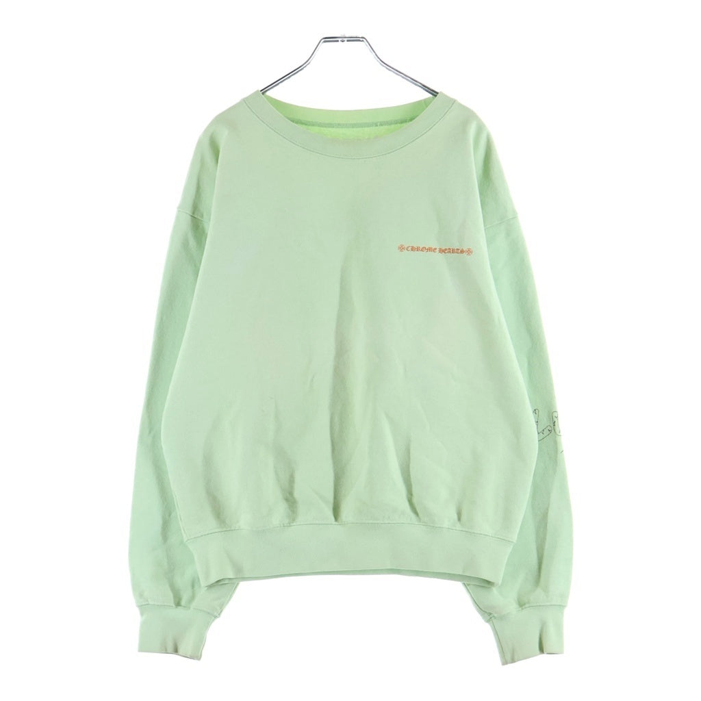 CHROME HEARTS(クロムハーツ) MATTY BOY SWTSHRT SEAFORM LUST マッティボーイ クルーネックスウェットトレーナー グリーン