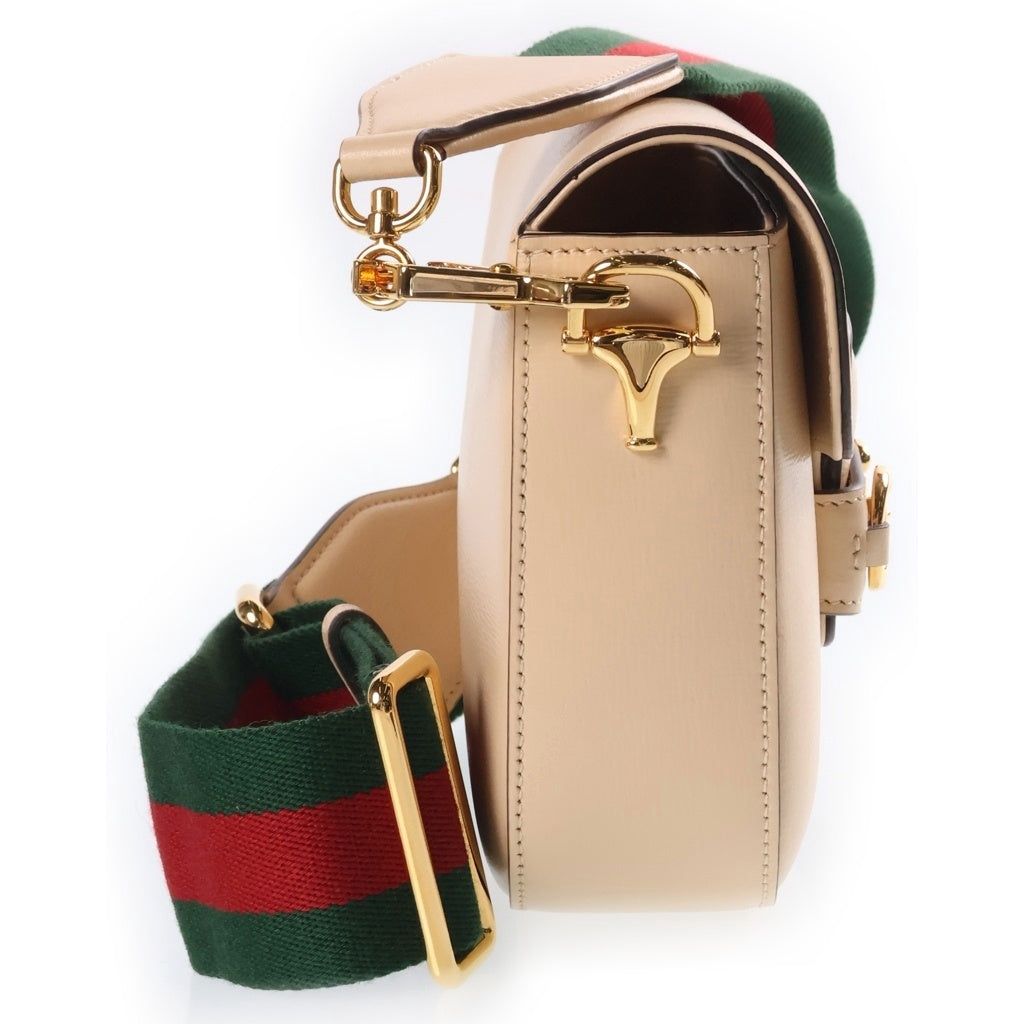 GUCCI(グッチ) 1955 Horsebit Shoulder Bag ホースビット レザーショルダーバッグ ベージュ 658574 レディース