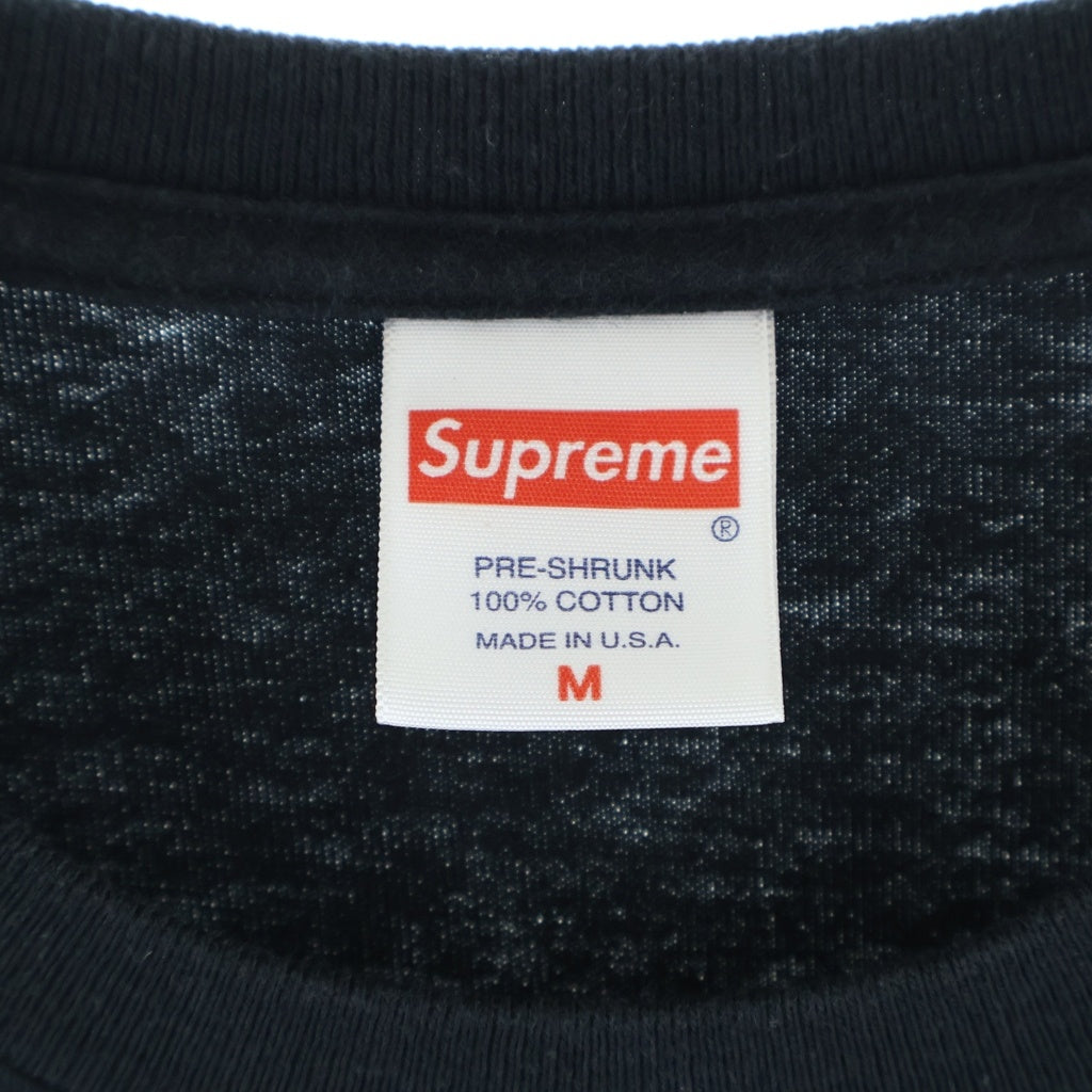 SUPREME(シュプリーム) 22SS Alien Tee エイリアン プリントデザイン クルーネック半袖Tシャツ カットソー ブラック