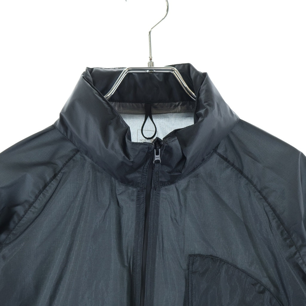 THE NORTH FACE(ザノースフェイス) FREE RUN STRIKE JACKET ロゴプリント フリーラン ストライク ジップアップ ナイロン ジャケット ブラック NP12594