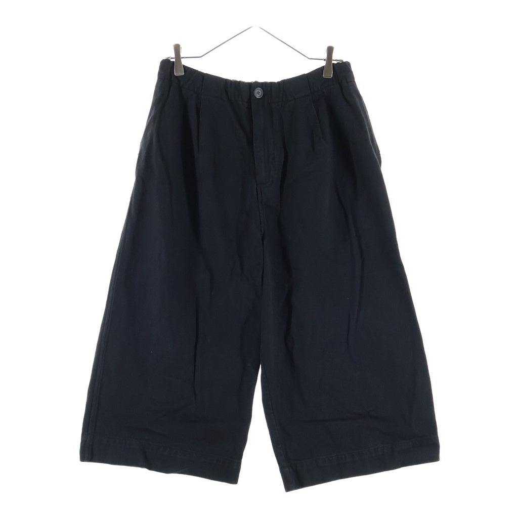 NO BRAND(ノーブランド) (Lauren Manoogian) ローレン マヌージアン WASHED TROUSERS ウォッシュド トラウザーズ パンツ ブラック SPF26B2869W215