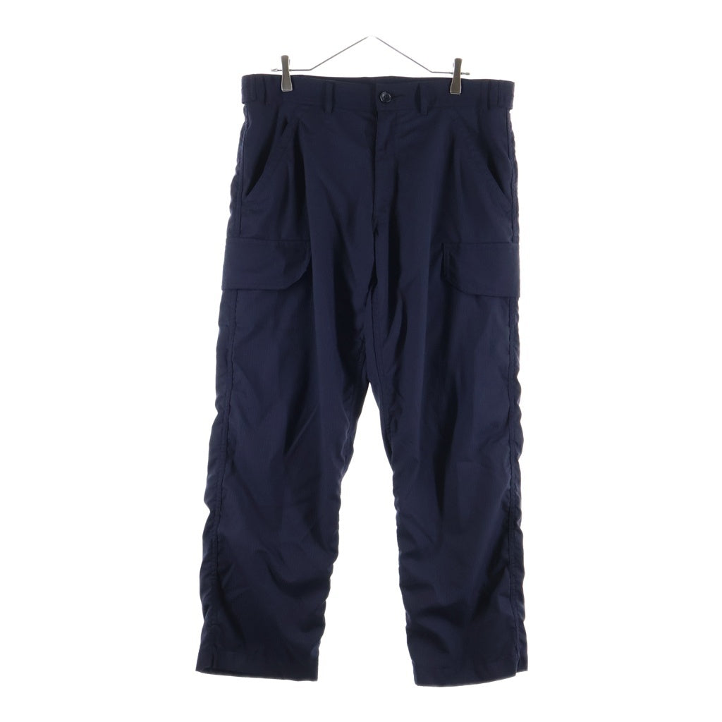 COMME des GARCONS(コムデギャルソン) HERRINGBONE CARGO PANTS ヘリンボーン カーゴ パンツ ネイビー FR-P501-W26-2
