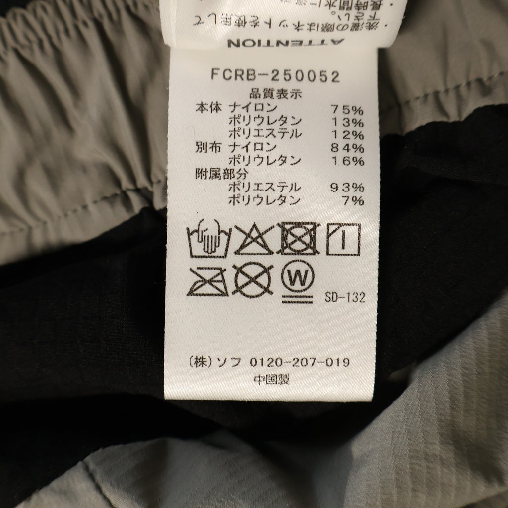 F.C.R.B./F.C.Real Bristol/FCRB(エフシーアールビー/エフシーレアルブリストル) 25SSBREATHABLE TRAIL PANTS ロゴワッペン ブリーザブル トレイル ナイロン パンツ グレー FCRB-250052